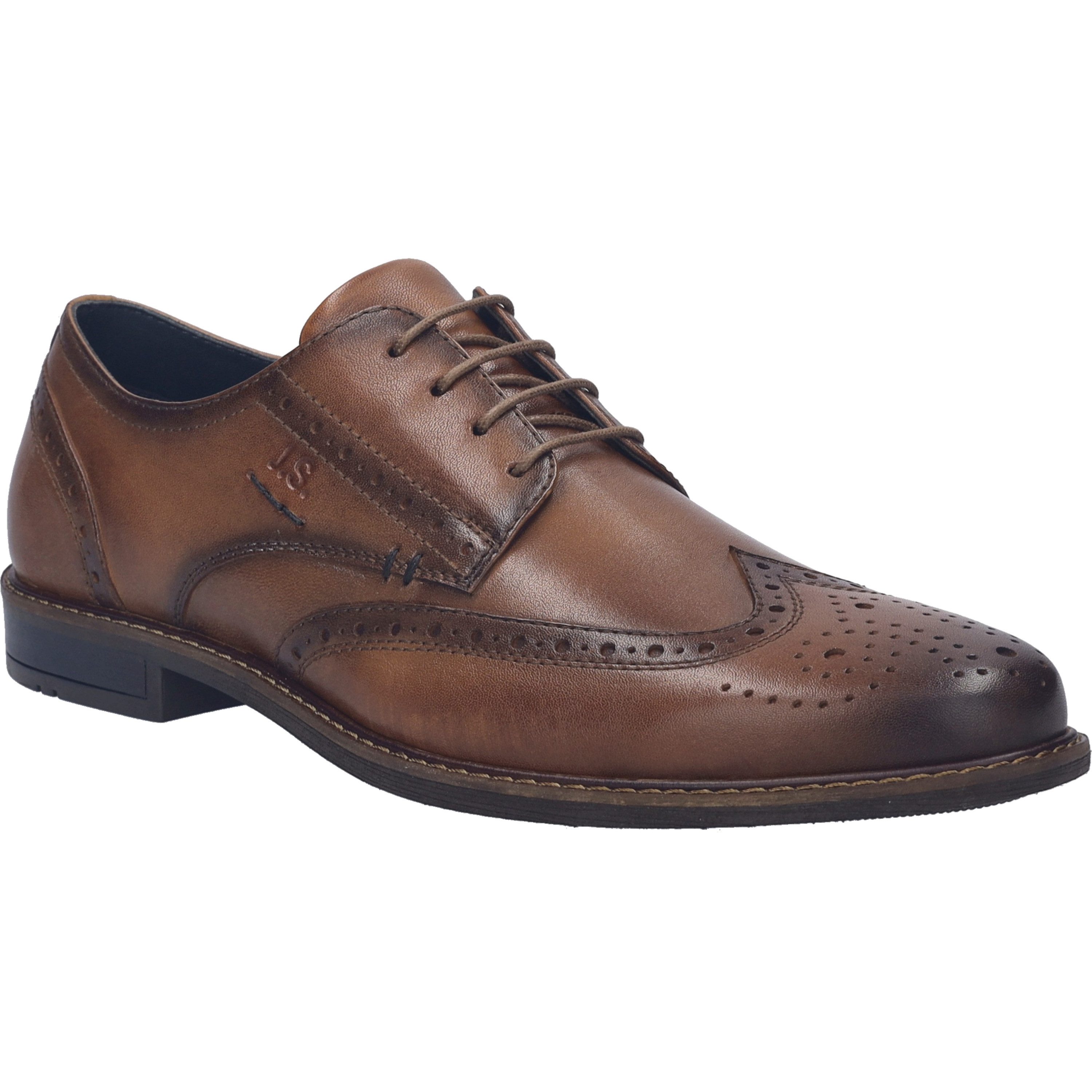 Desmond 02, braun Schnürschuh