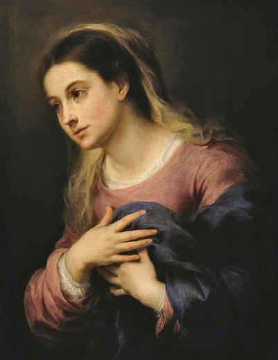 Kunstdruck The Virgin of the Annunciation Bartolome Esteban Murillo B A3 00793, (1 St)