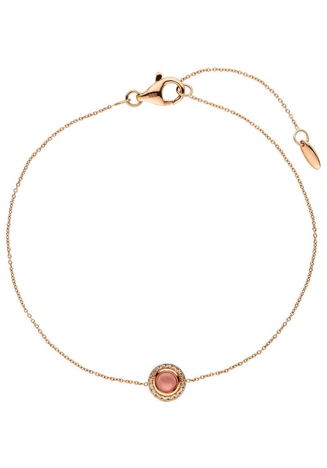 JOBO Goldarmband, 585 Roségold mit Turm... JOBO Goldarmband, 585 Roségold mit Turm...