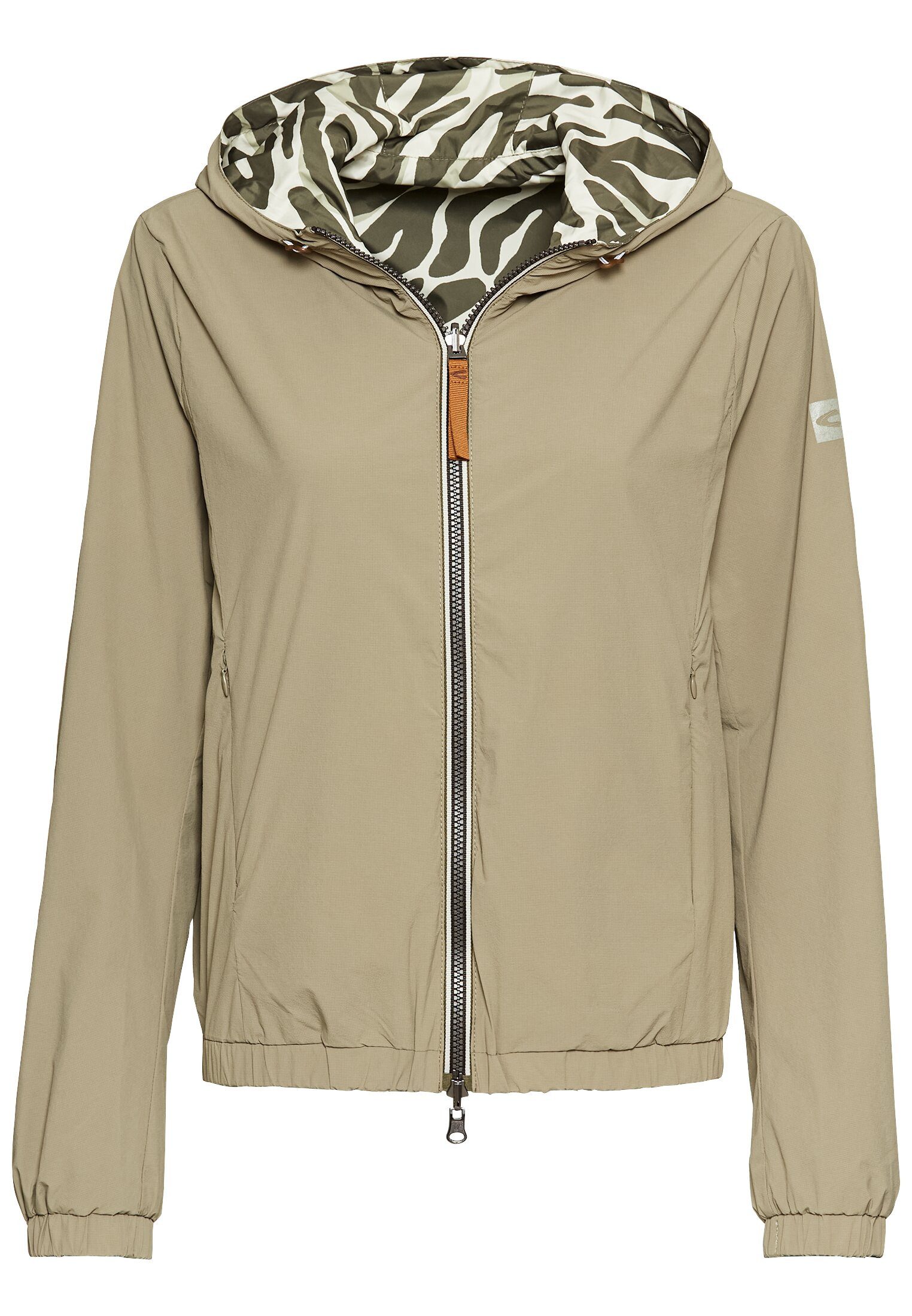 camel active Blouson Wendejacke mit Allover-Print und unifarbener Seite