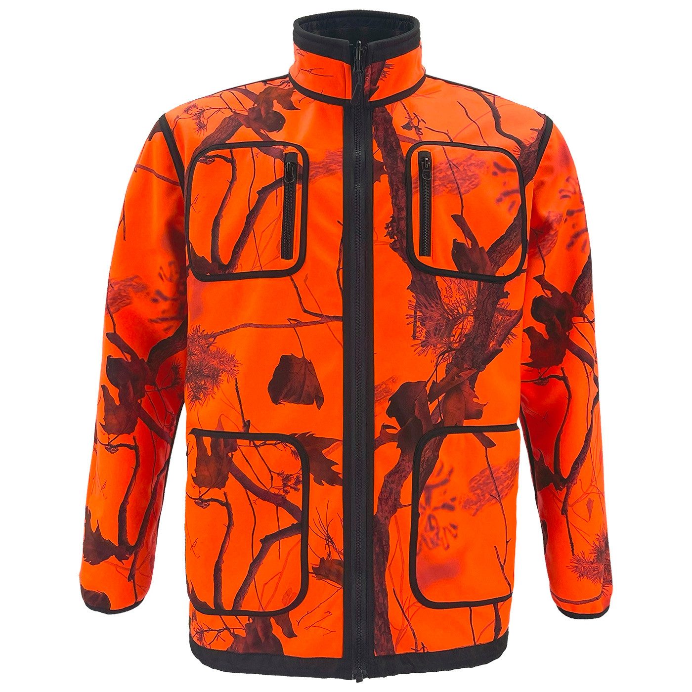Schmidt Fleecejacke Torgau (2 Jacken in einer Jacke, Wendejacke) verstellbar durch Kordelzug