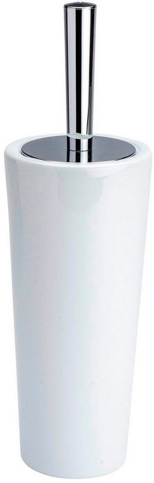 WENKO WC-Garnitur Coni, Keramik, Material: Keramik, Deckel, Stiel:  Acrylnitril-Butadien-Styrol (ABS)