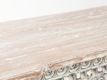 massivum Konsolentisch Sambesi Tresen aus Massivholz im Vintage Design (1-St)