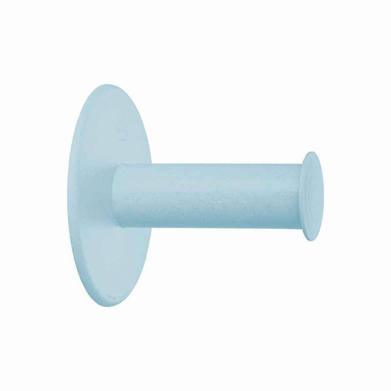 KOZIOL Toilettenpapierhalter Plug N Roll, Recycled Blue