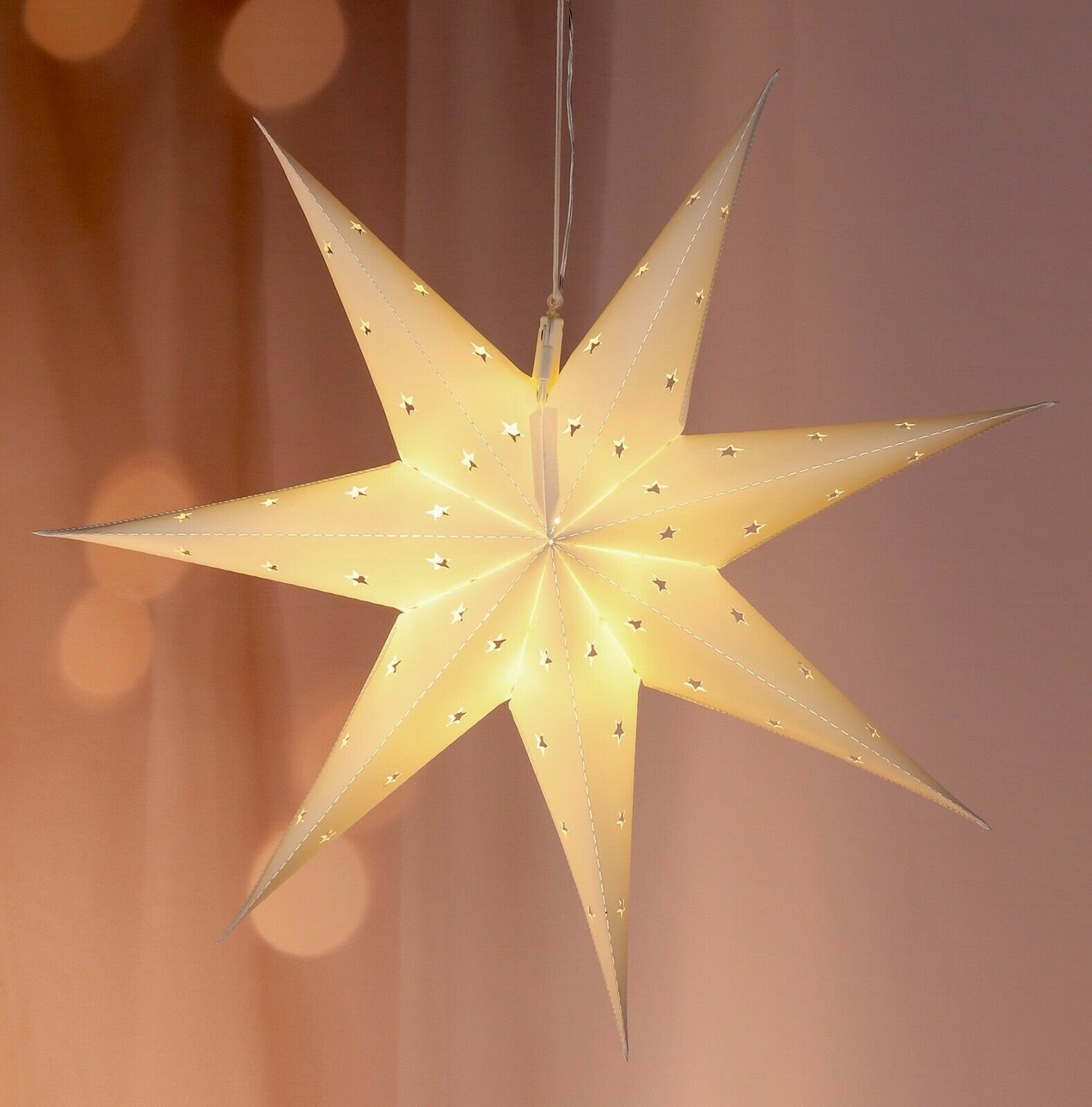 Meinposten LED-Lichterkette Stern Weihnachtsstern LED Ø günstig online kaufen