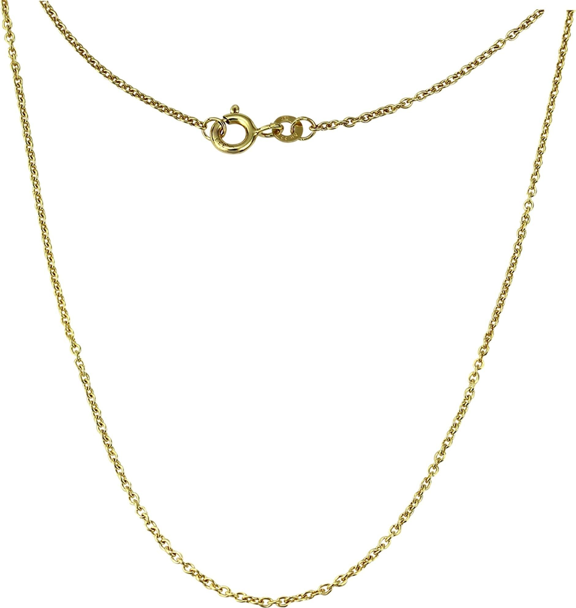 GoldDream Goldkette GoldDream Damen Colliers Halskette 70cm (Collier), Damen Colliers Halskette 70cm, 333 Gelbgold - 8 Karat, Farbe: goldfarb