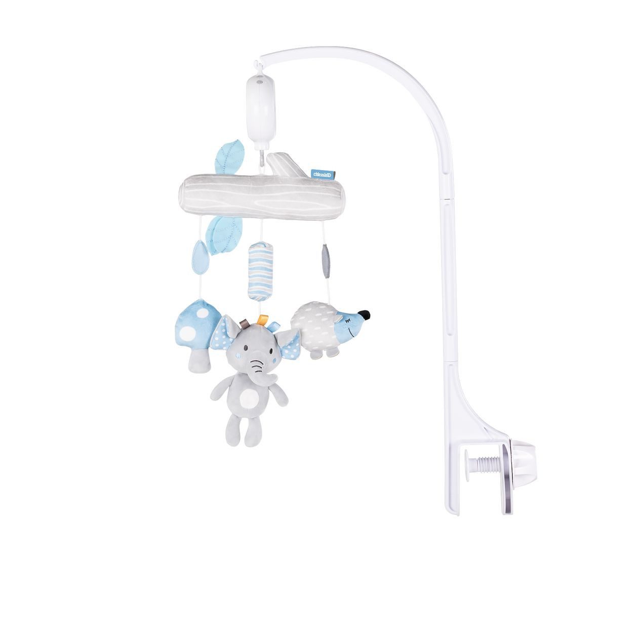 Chipolino Mobile Musik Mobile happy Elefant, 360 Gad Drehung 35 Melodien Plüschtiere
