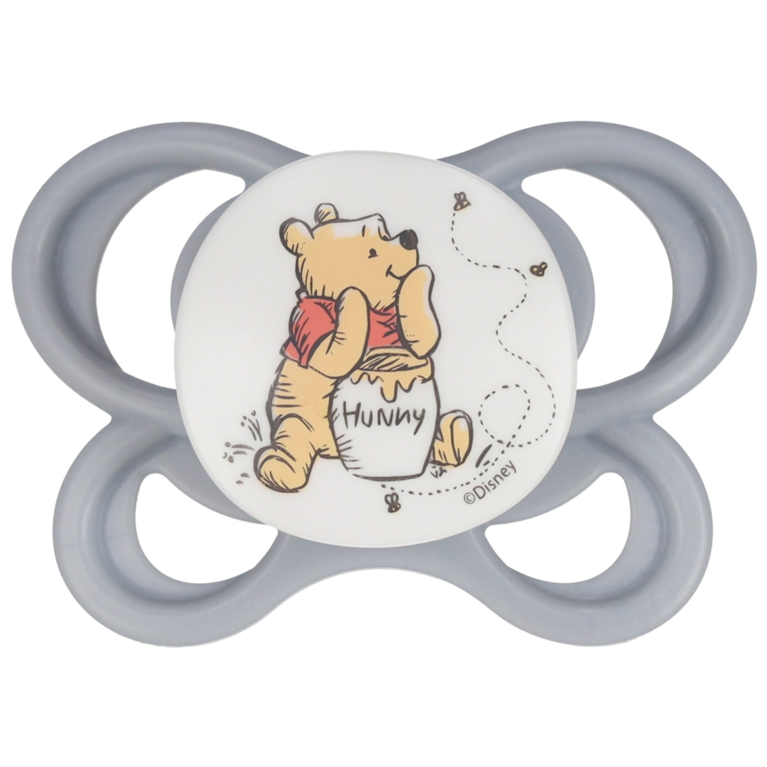 NUK Schnuller NUK Winnie Puuh Schnuller Silikon 0-6 Monate mit Etui
