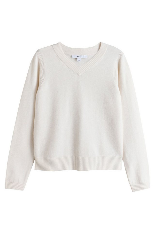 Next V-Ausschnitt-Pullover Langärmeliger, weicher Pullover mit V-Ausschnitt (1-tlg)
