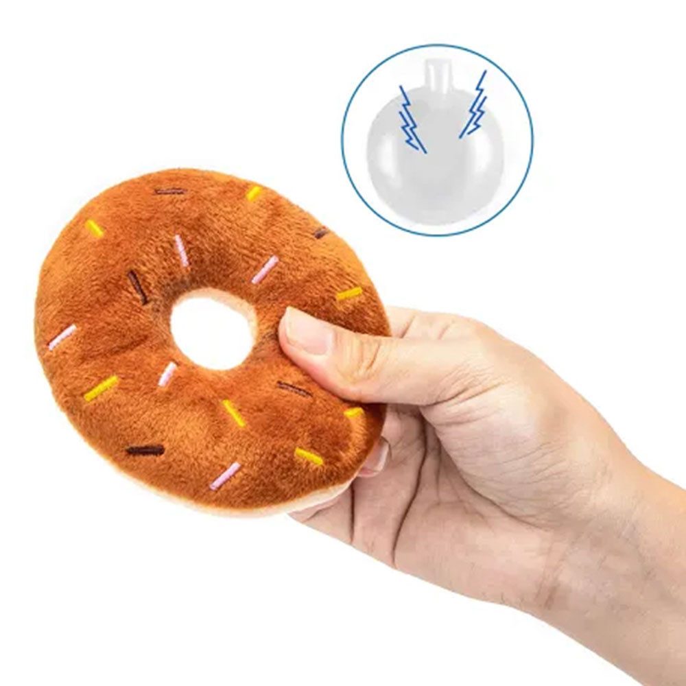 nobleza Tierkuscheltier nobleza - Plüsch-Hundespielzeug Donut günstig online kaufen