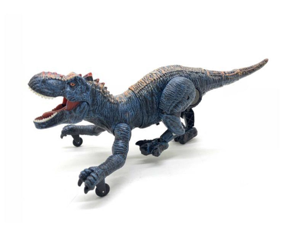 Esun Spielfigur Ferngesteuerter T-Rex Dinosaurier, RC Dino Spielzeug für Kinder, (Set, Komplettset), T-Rex Dino mit Sprühfunktion, Licht & Sound