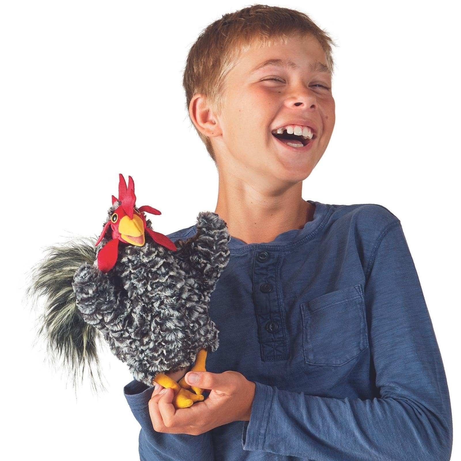 Folkmanis Handpuppen Handpuppe Folkmanis Hahn günstig online kaufen