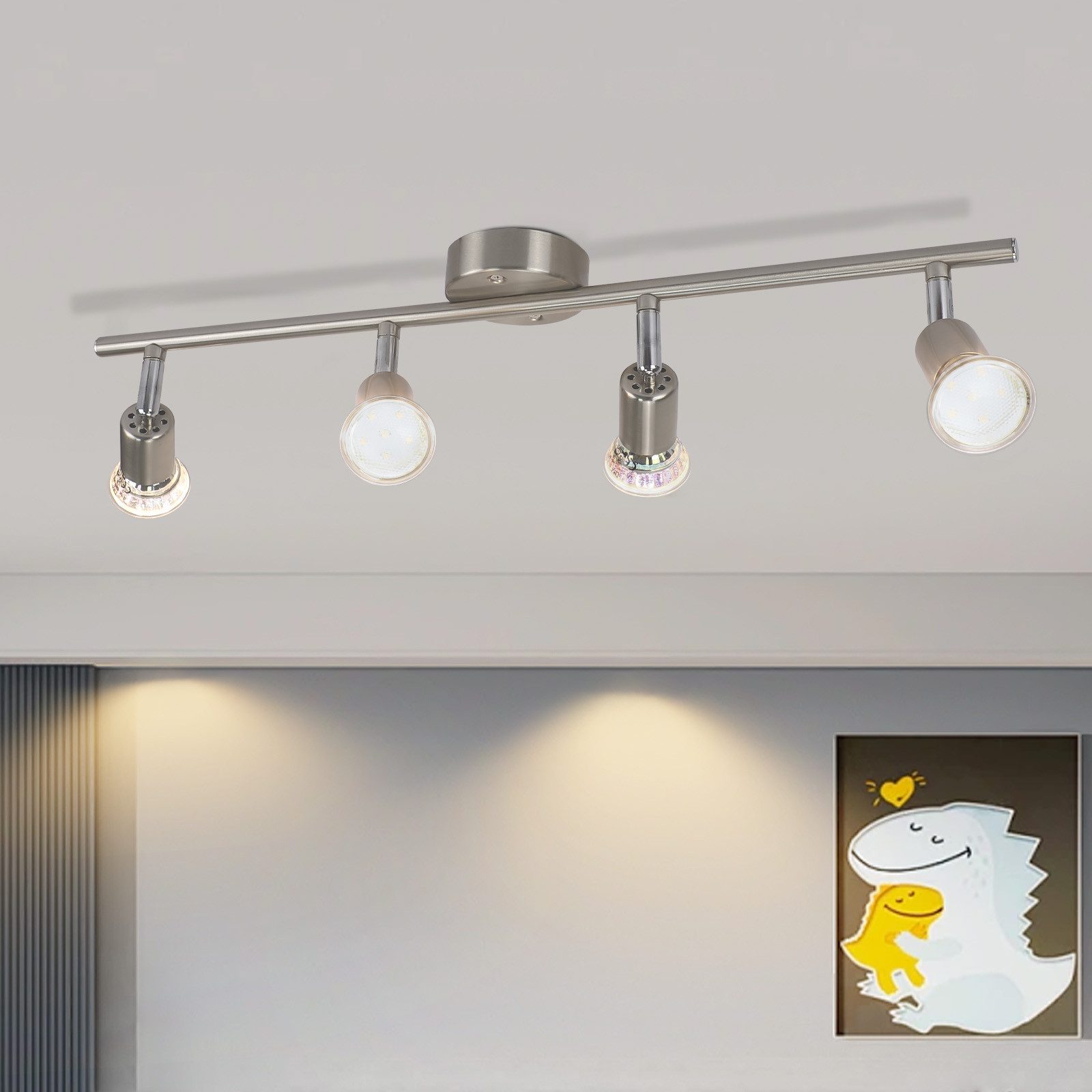Nettlife LED Deckenstrahler LED Deckenstrahler Schwenkbar GU10 1/2/3/4 Flam günstig online kaufen