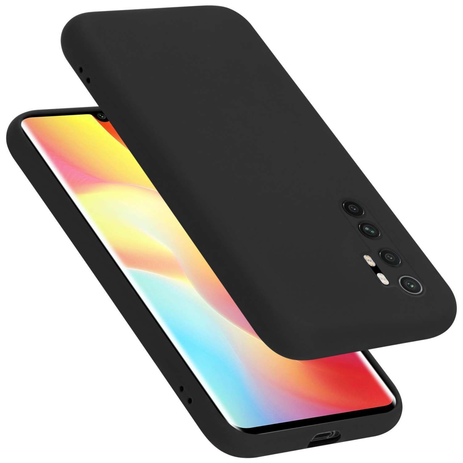 Cadorabo Handyhülle für Xiaomi Mi NOTE 10 LITE Hülle Xiaomi Mi NOTE 10 LITE, Flexible Hülle TPU Silikon Schutzhülle Back Cover Case
