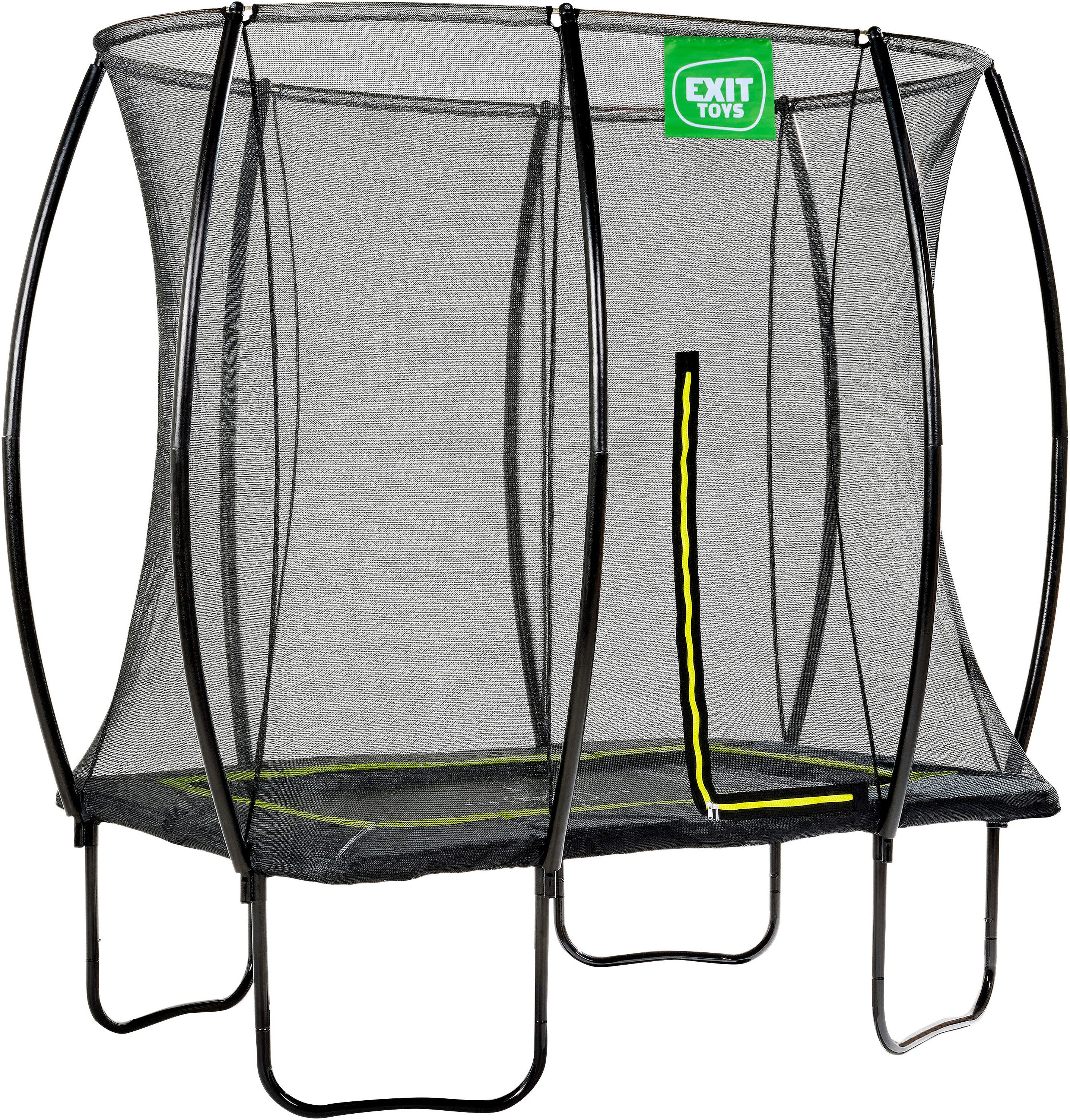 EXIT Gartentrampolin Silhouette, mit Sicherheitsnetz