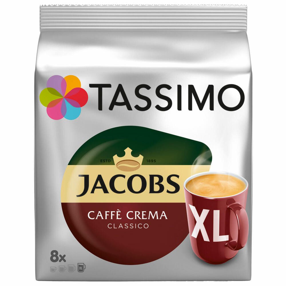 TASSIMO Kaffee Caffè Crema Classico XL, 16 T-Discs