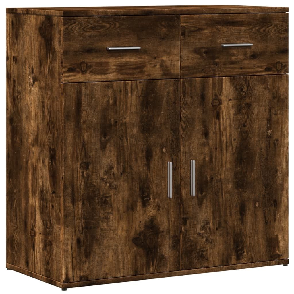 vidaXL Sideboard Sideboard Räuchereiche 79x38x80 cm Holzwerkstoff (1 St) günstig online kaufen