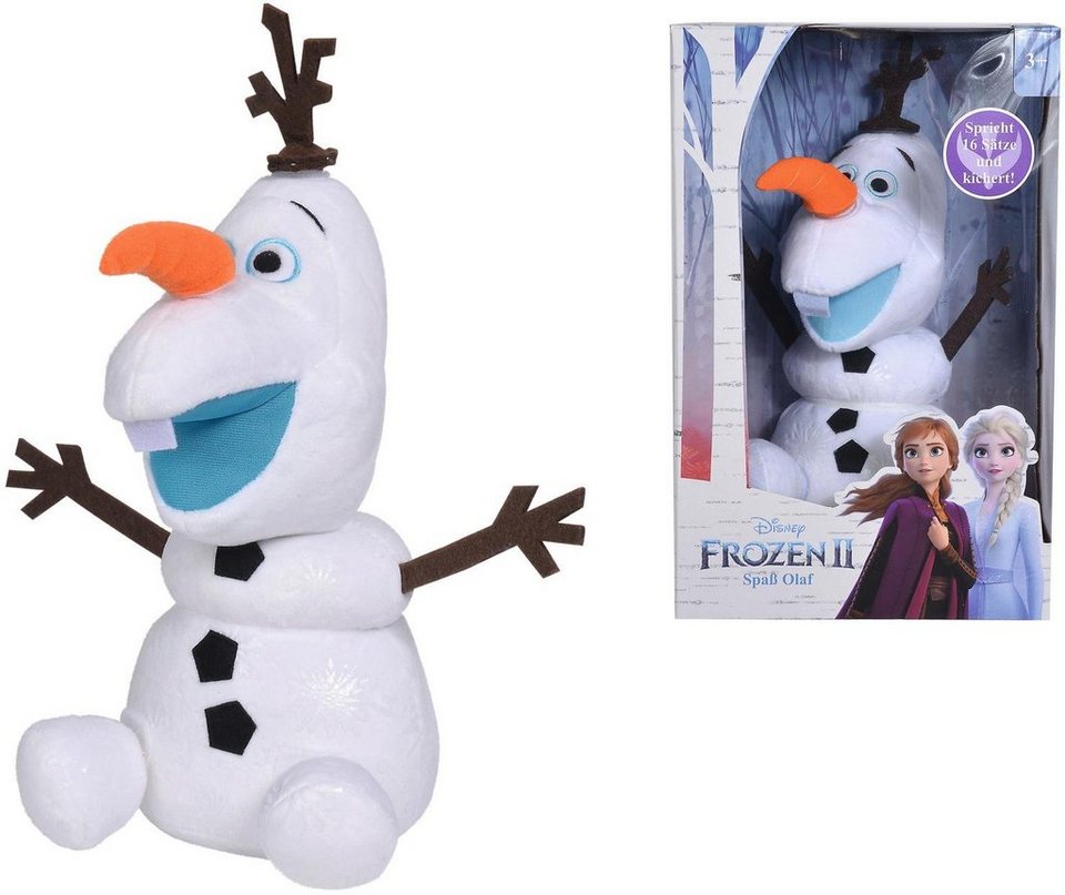 Simba Disney Frozen 2 Sprechender Olaf Plüsch Simba 30 cm NEU Eiskönigin 2