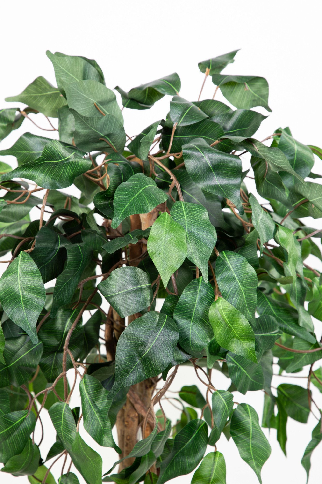 Kunstbaum Ficus Benjamini grün DA Dekobaum Kunstpflanzen künstlicher Baum F günstig online kaufen
