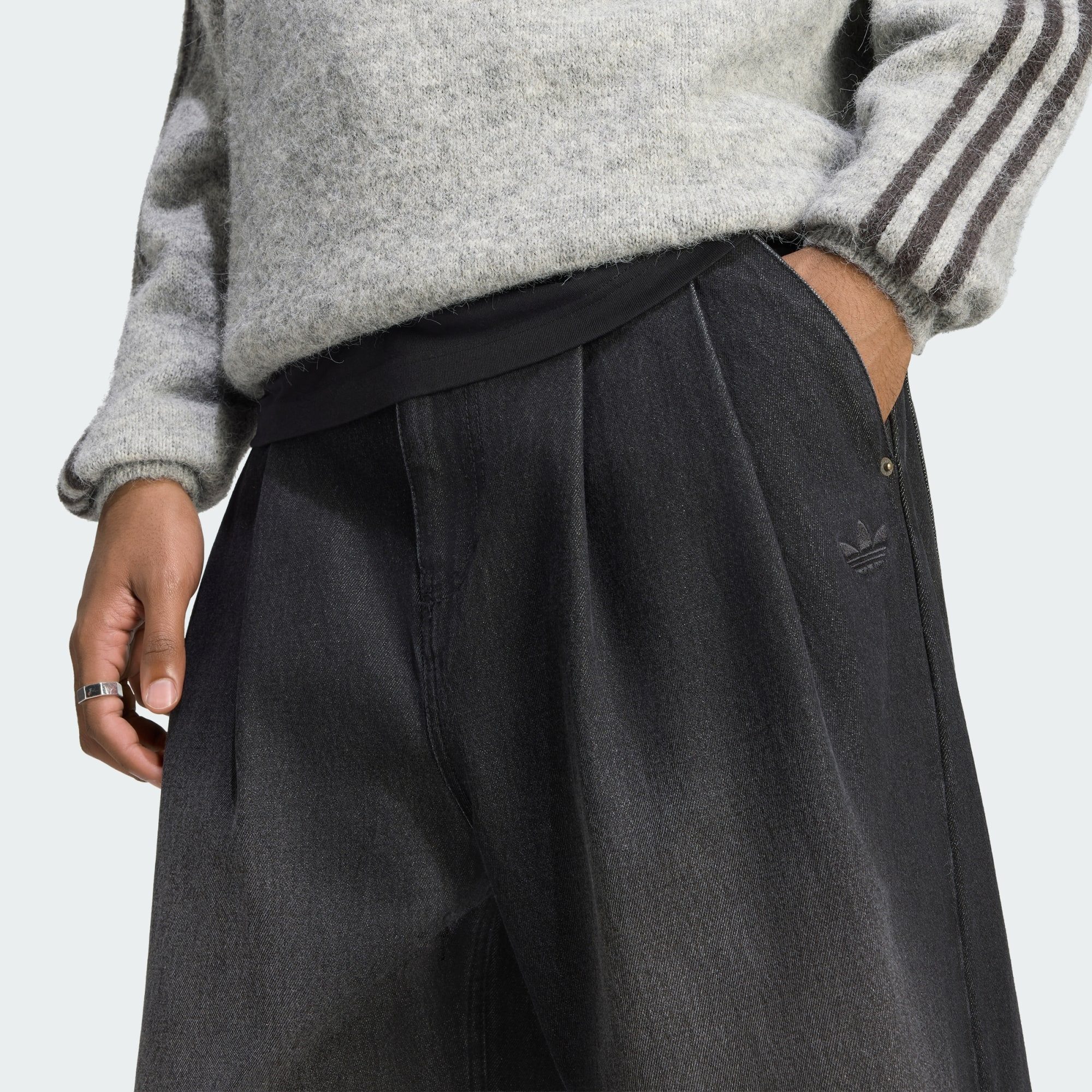 adidas Originals Weite Jeans JEANS, MITTELHOCH, WEITES BEIN (1-tlg) – Bild 5 von 5