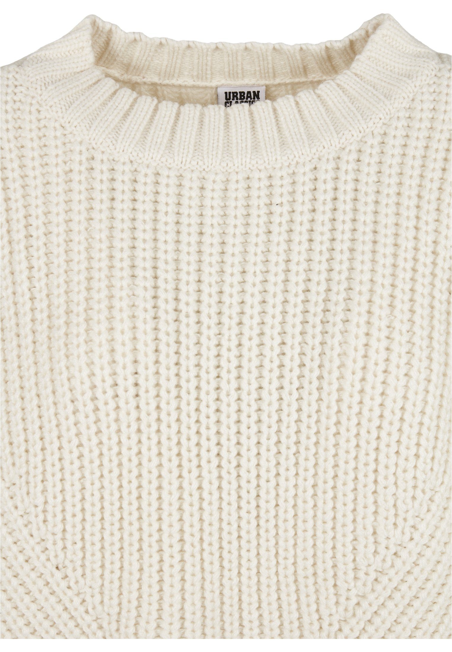 Kapuzenpullover (1-tlg) CLASSICS Ladies Wide Oversize Sweater URBAN whitesand Damen