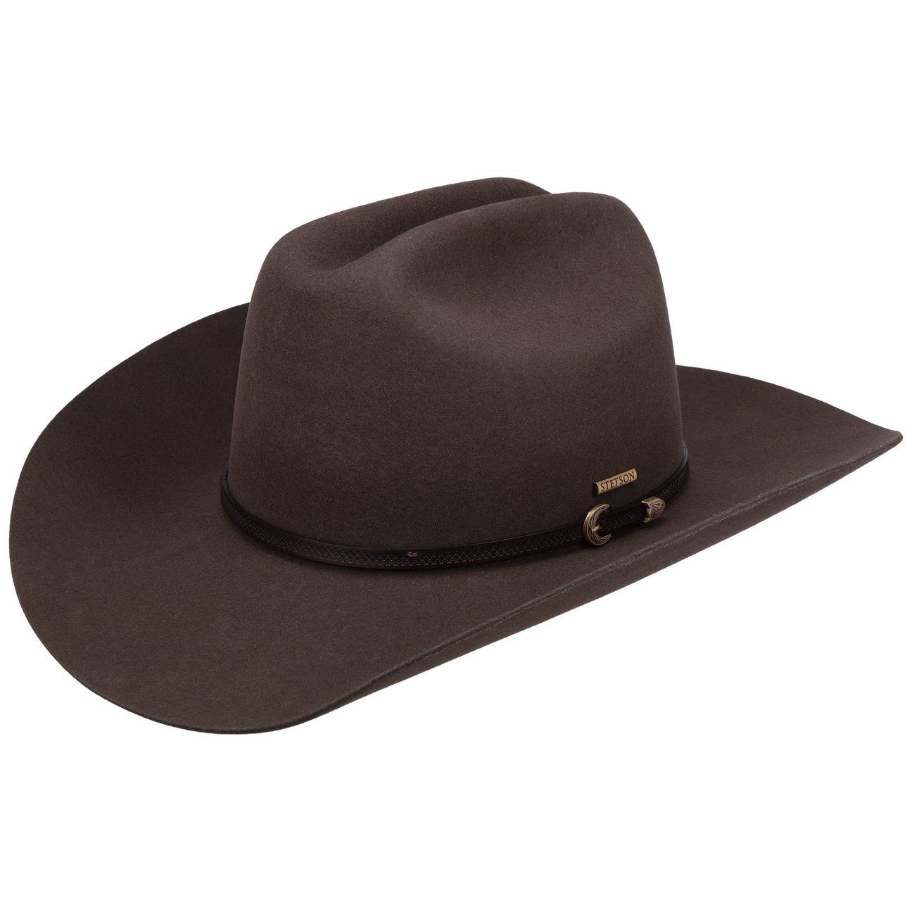 Stetson Cowboyhut (1-St) Wollfilzhut mit Lederband