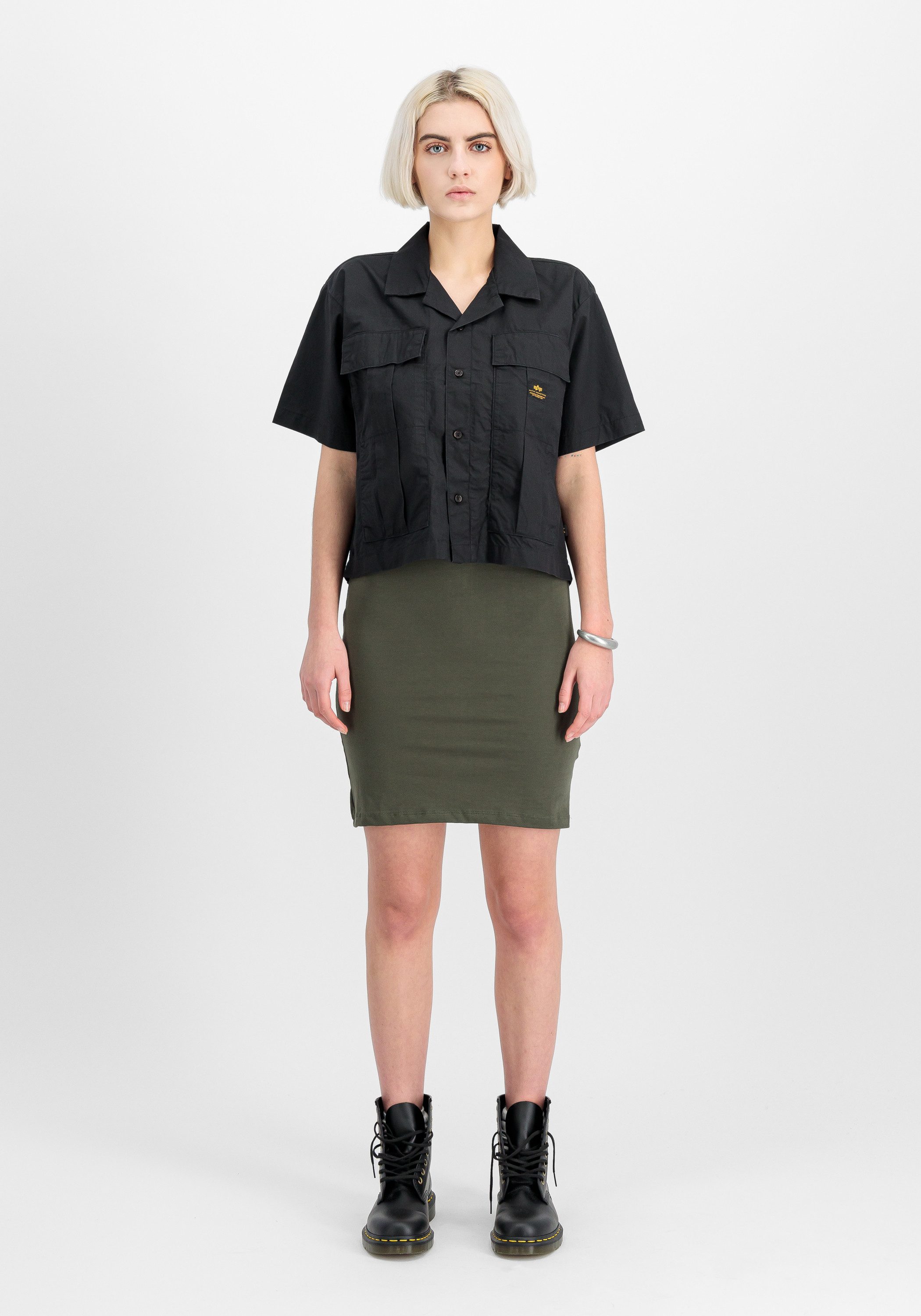 Alpha Industries Print-Shirt Short Sleeve Cargo Shirt W