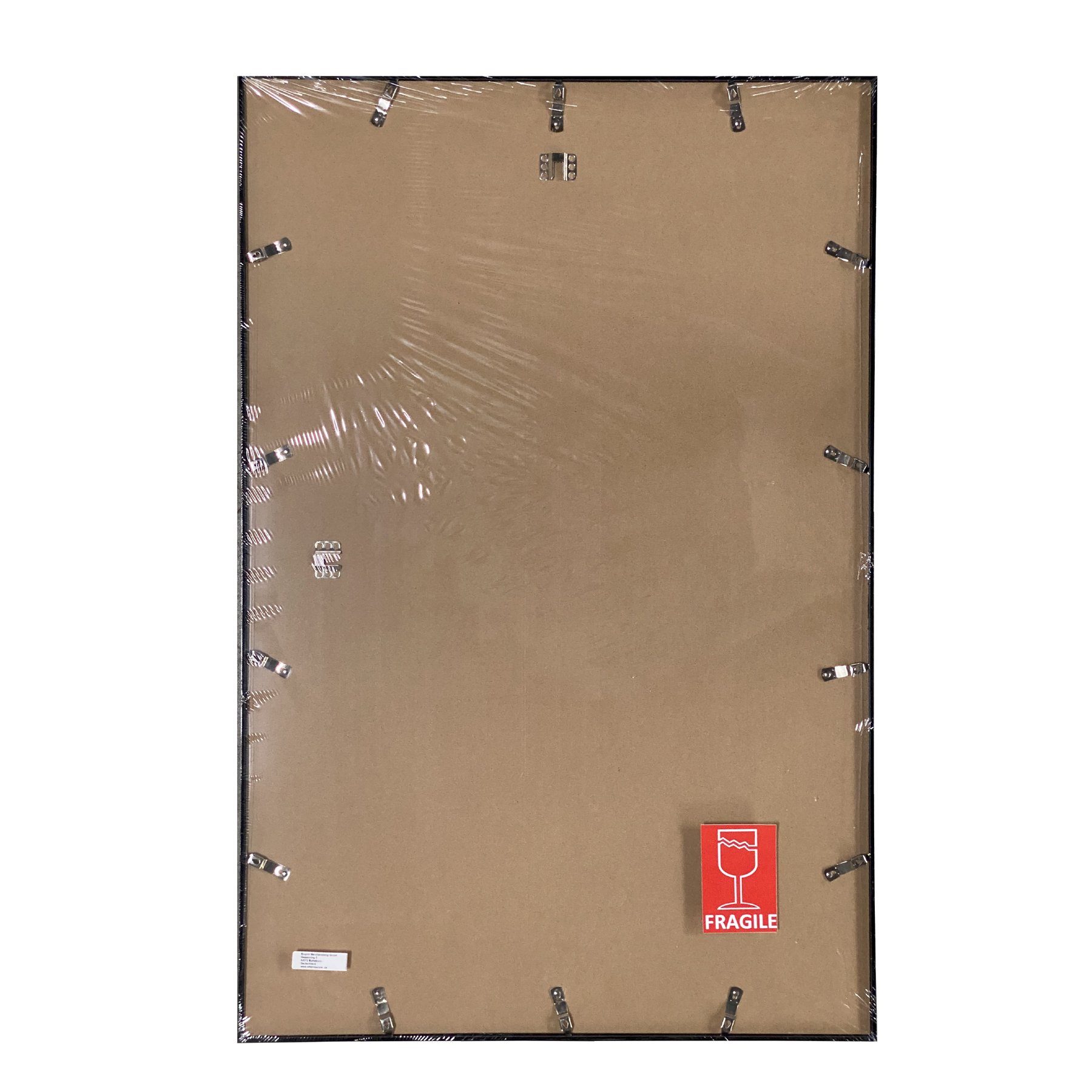 Kunststoff 15mm 61x91,5cm, Acryl-Scheibe Profil: Maxi-Poster Farbe rot mit Shinsuke® Rahmen empireposter Wechselrahmen Posterrahmen