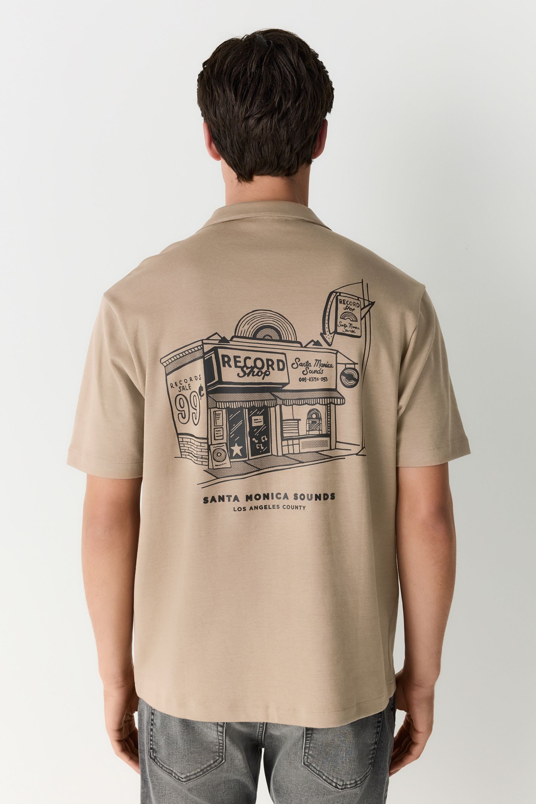 Next Kurzarmhemd Jersey-Hemd mit Grafikprint (1-tlg) günstig online kaufen