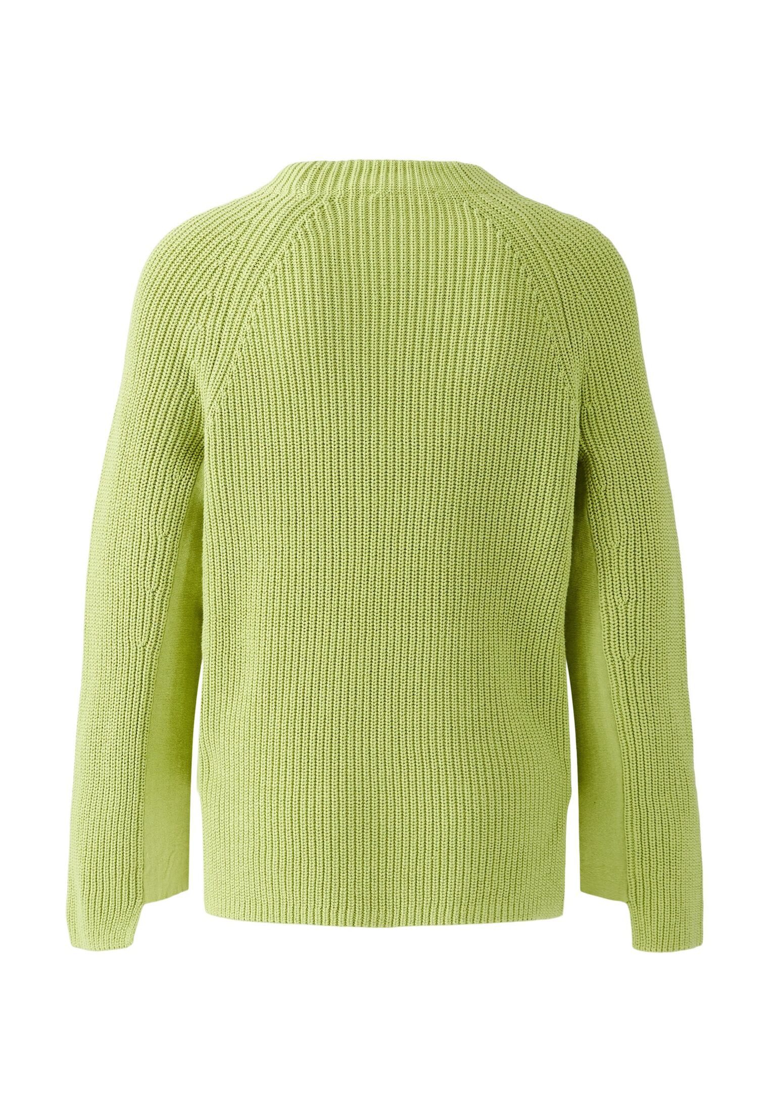 Oui Rundhalspullover RUBI Pullover mit Reßverschuss günstig online kaufen