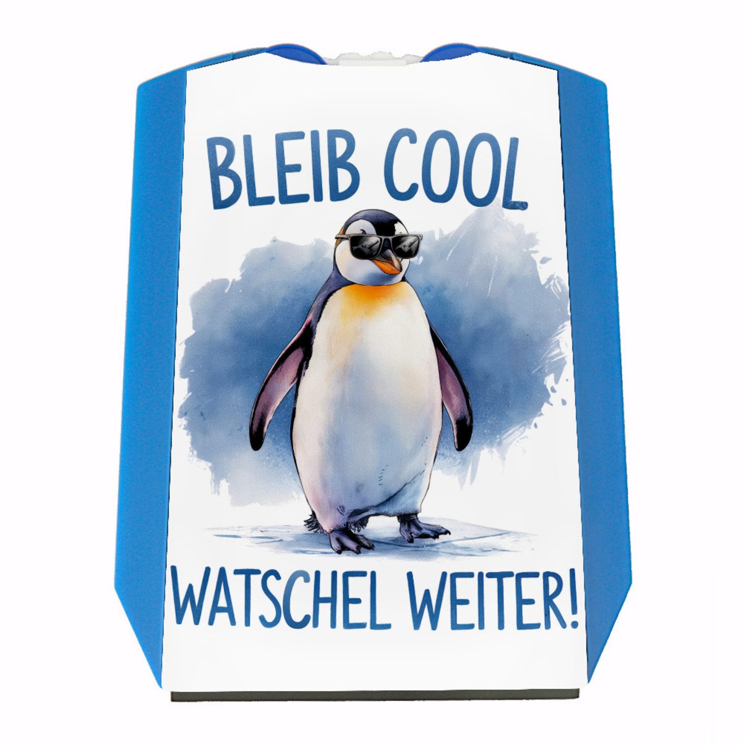 Parkscheibe Pinguin mit Sonnenbrille Bleib cool Parkscheibe