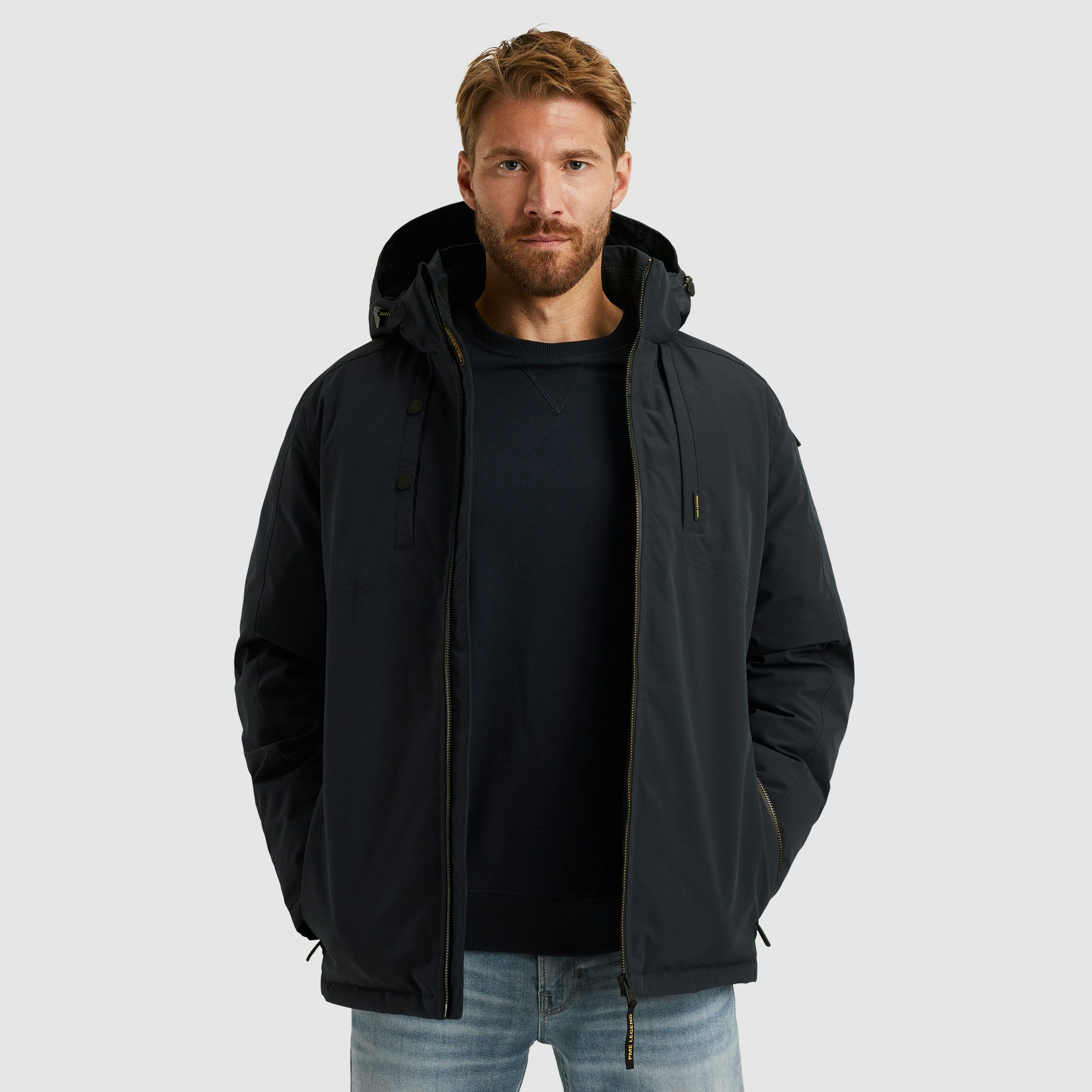 PME LEGEND Winterjacke Taschen mit Reißverschluss günstig online kaufen