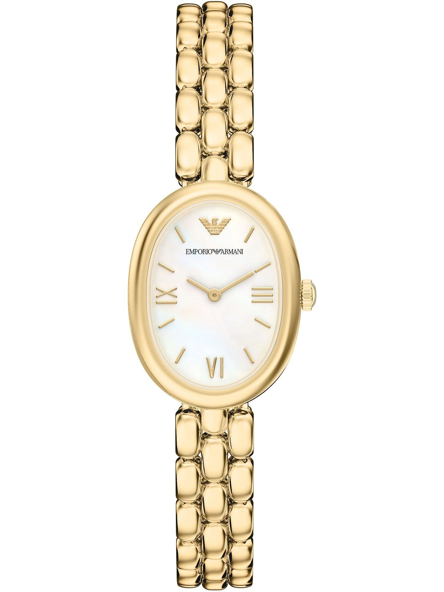 Emporio Armani Quarzuhr Emporio Armani Damen-Uhren Analog Quarz
