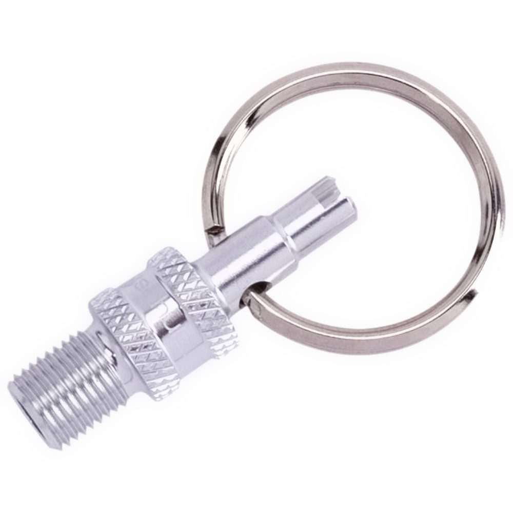 Luftpumpe by.schulz Ventiladapter Mini Tool" SV/DV AUF AV LOSE silber ca. 0,004 