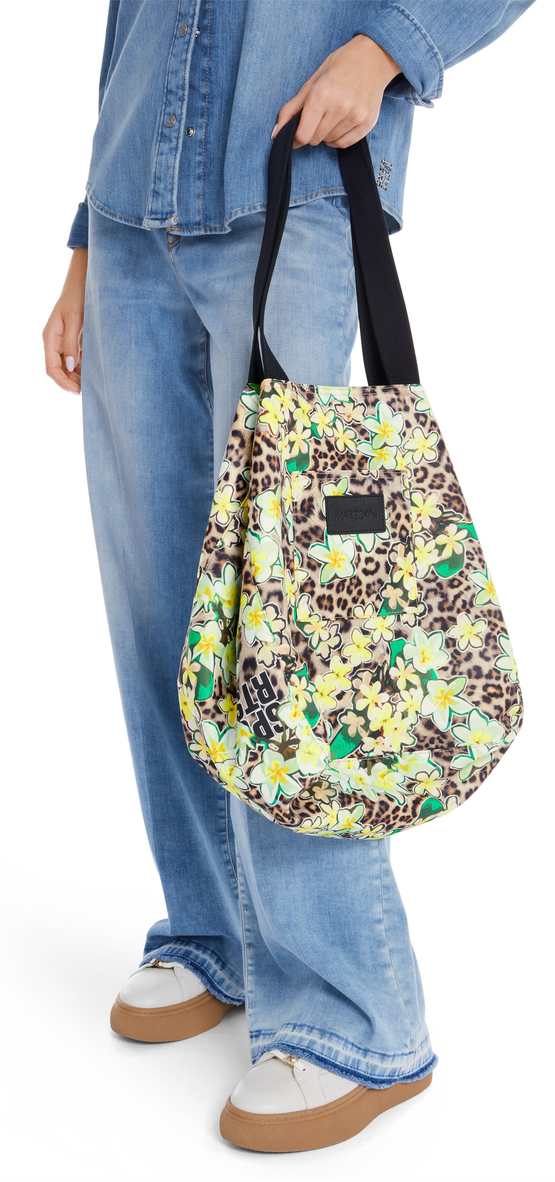 Marc Cain Shopper "Happy Classics", Schultertasche, Sporttasche mit auffäll günstig online kaufen