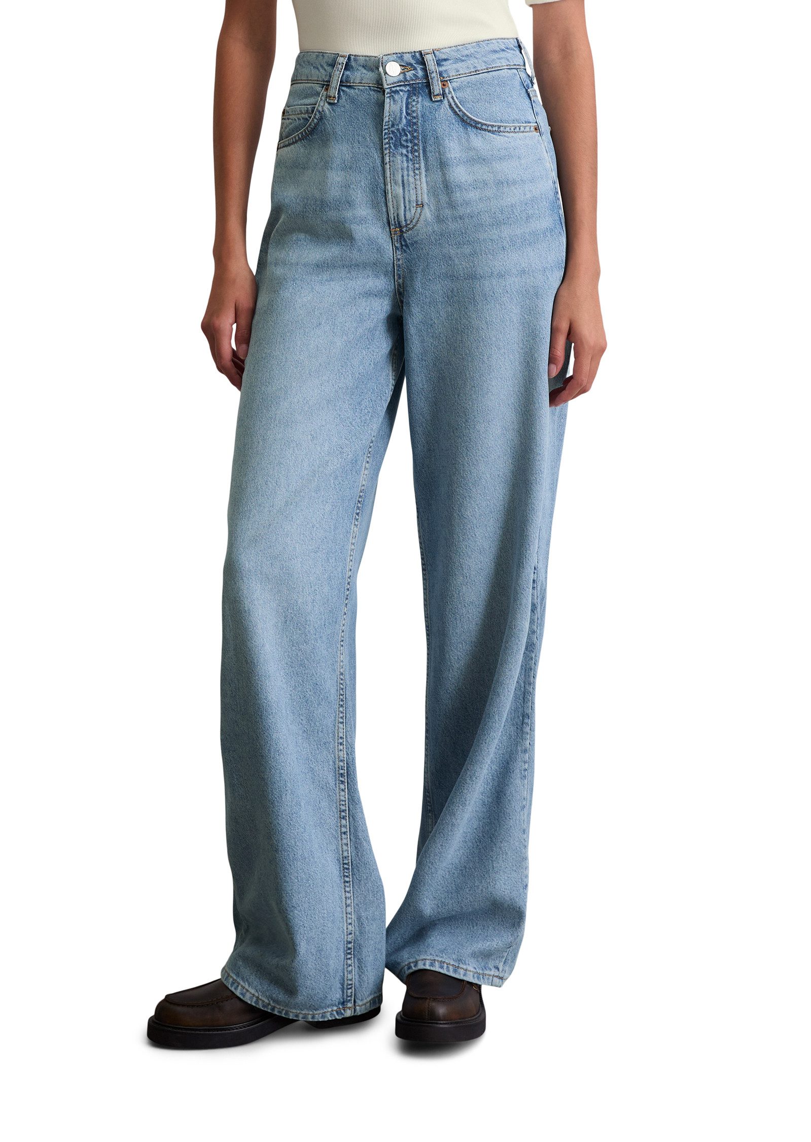 Marc O'Polo Weite Jeans High waist, günstig online kaufen