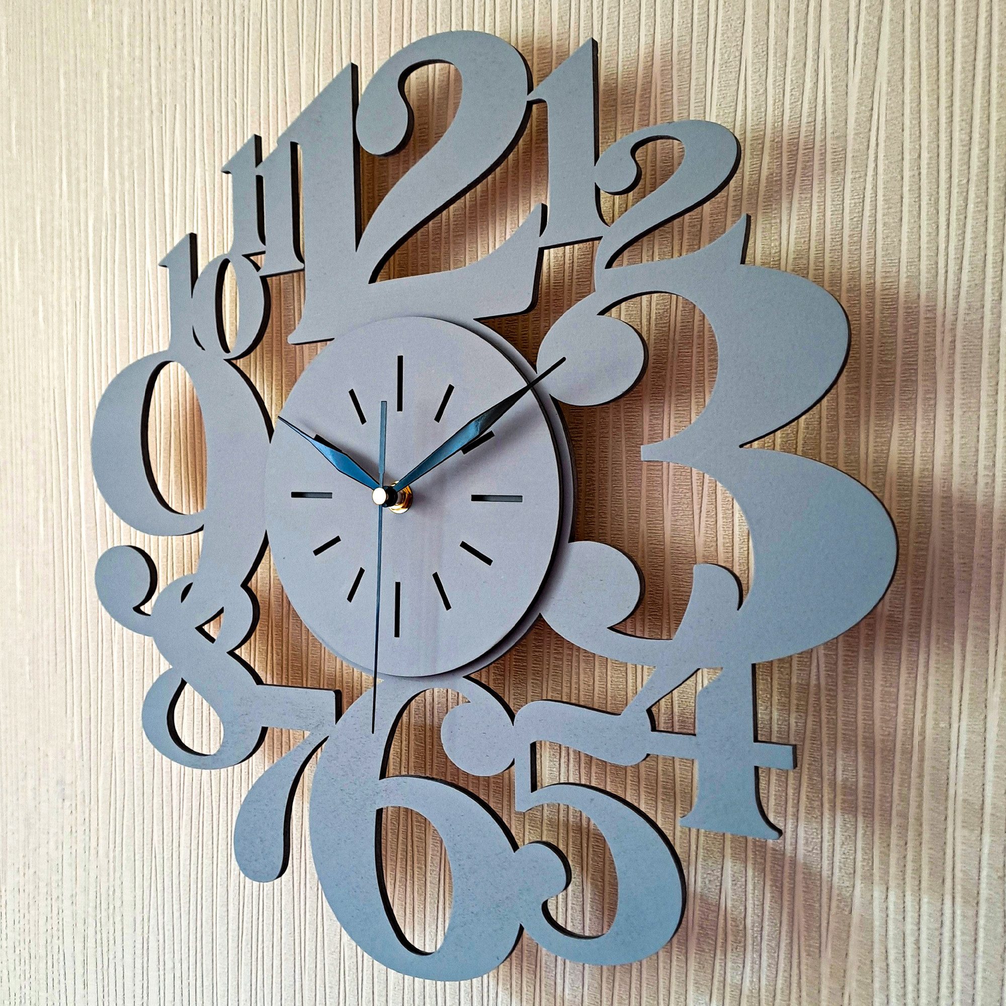 ORNAMENTI Wanduhr Handmade, grosse,modern, geometrisch, holz, günstig online kaufen
