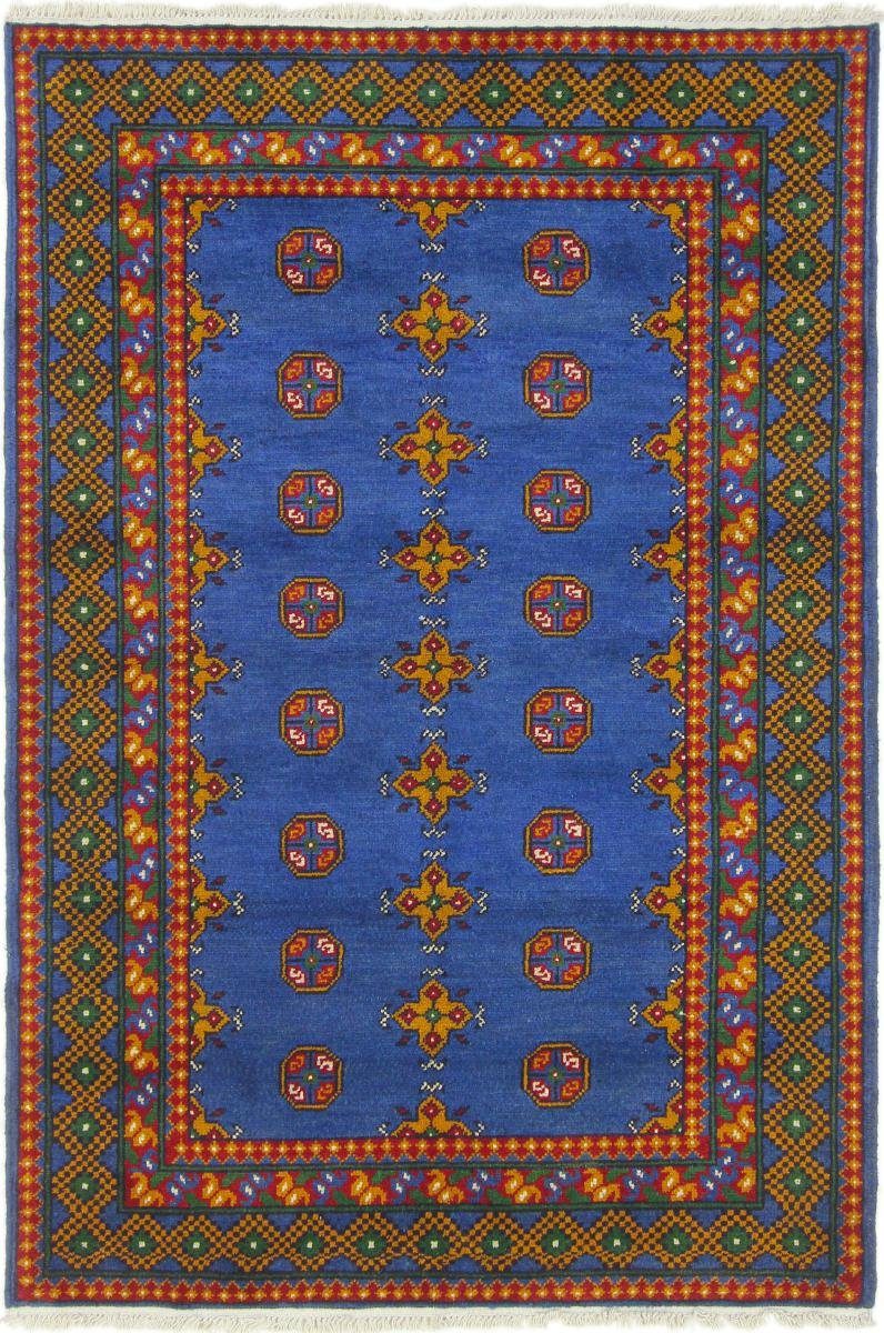 Orientteppich Afghan Akhche 121x182 Handgeknüpfter Orientteppich, Nain Trading, rechteckig, Höhe: 6 mm
