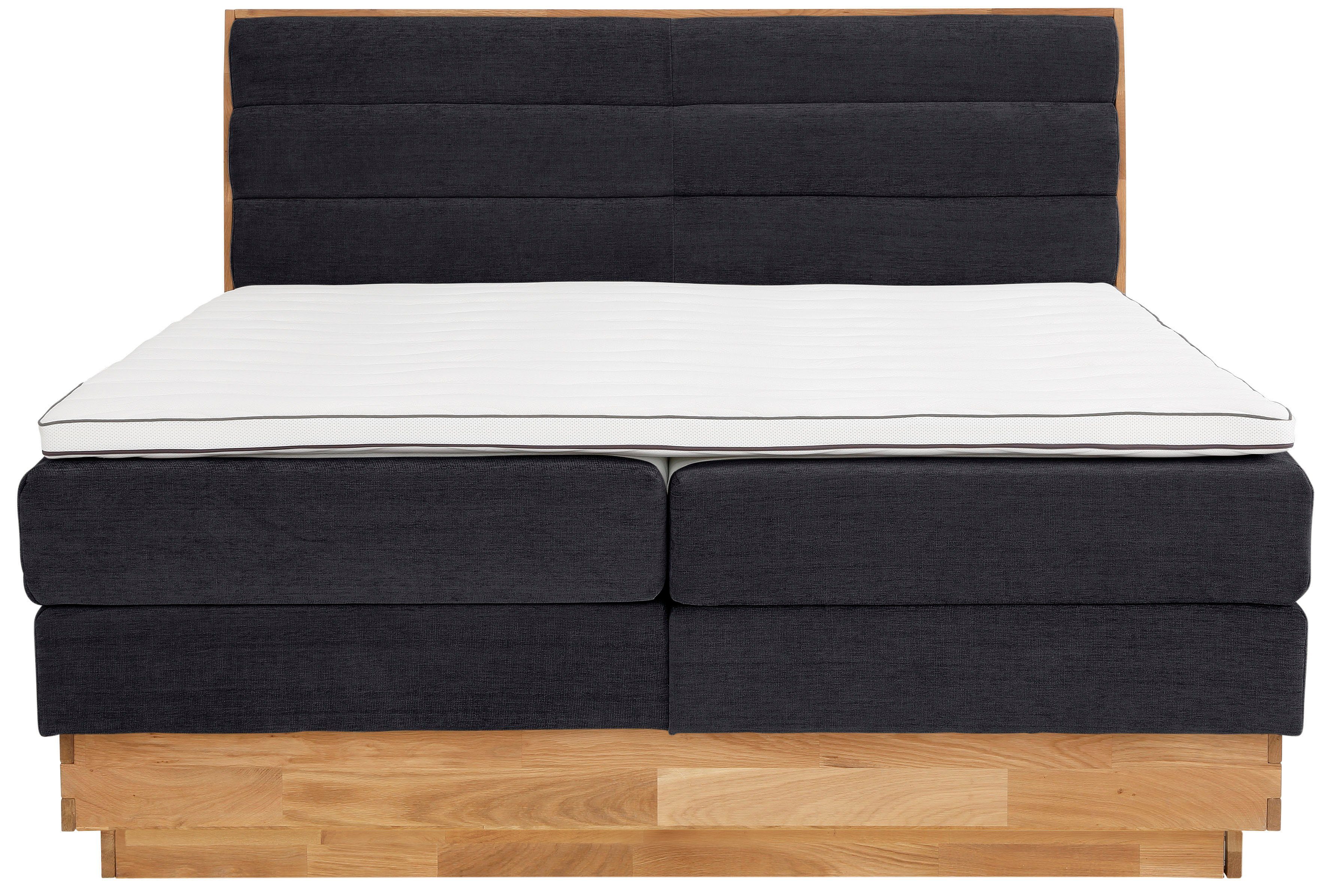 OTTO home Boxspringbett JENNA in verschiedenen Farben und Breiten erhältlich (inkl. 7-Zonen-TFK-Matratze und Topper), ohne LED-Beleuchtung, mit zertifizierten,  – Bild 3 von 5