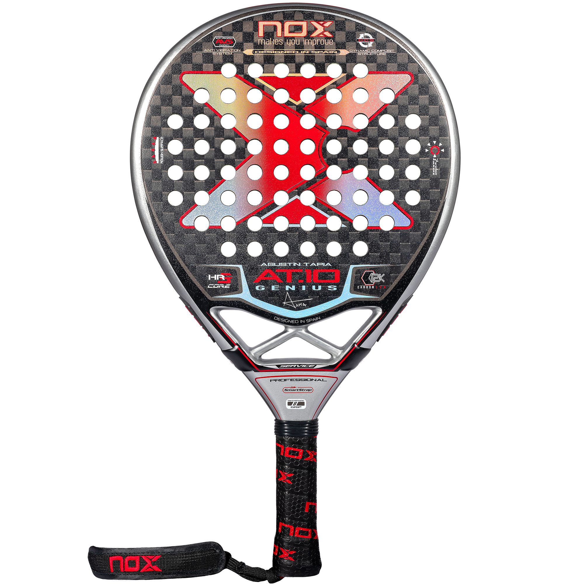 NOX Padelschläger NOX AT10 Luxury Genius Arena 2022 by Agustín Tapia World Padel Tour, (1-tlg)