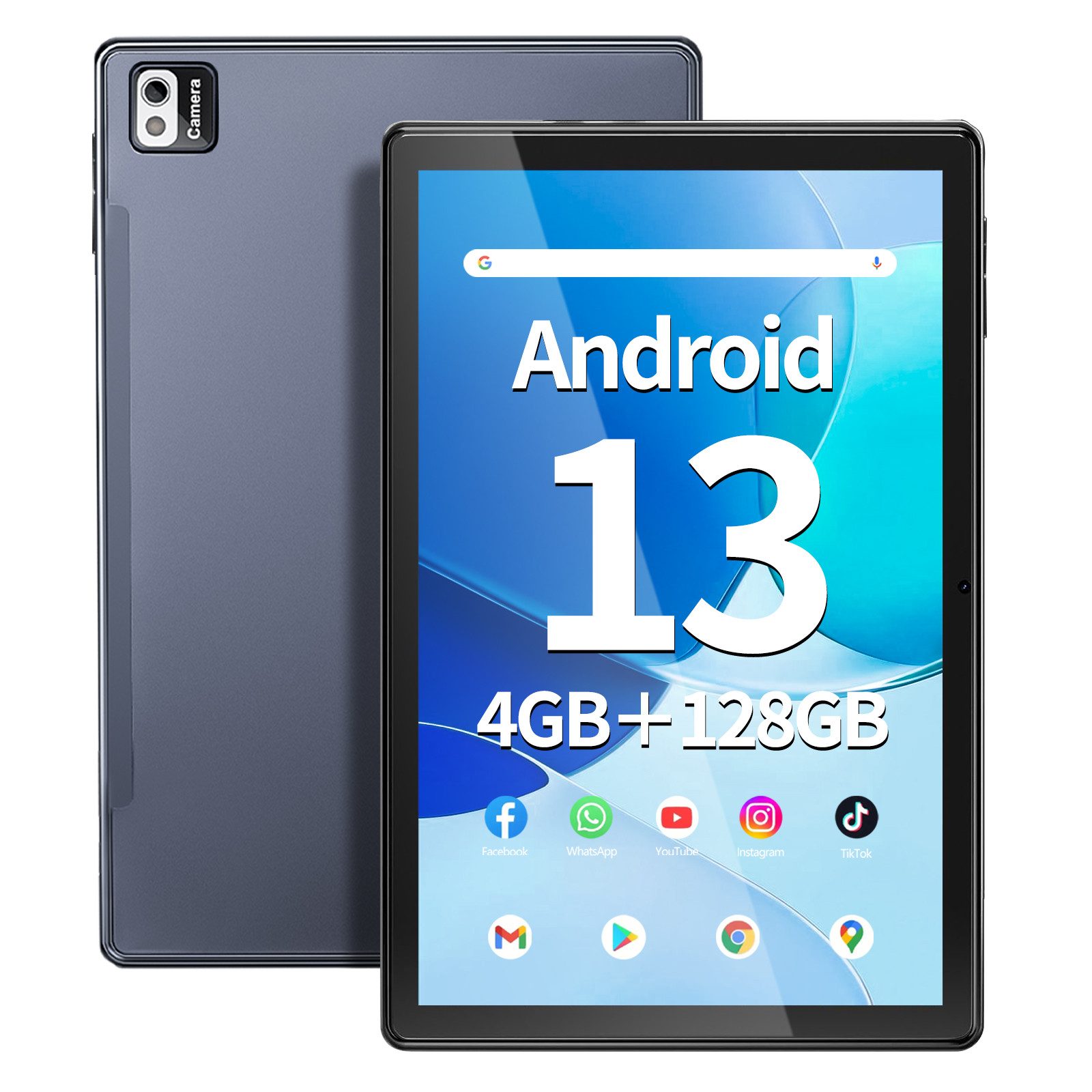 SGIN Tablet 10.1 Zoll Android 13 Tablet PC 4GB RAM 128GB Storage Grafiktablett
