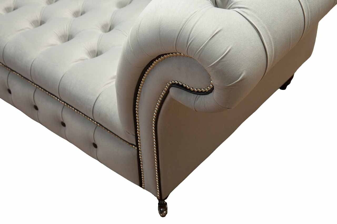 Sofas Chesterfield Leder, Couchen Zweisitzer Polster Grau JVmoebel Couch Europe In Made Sofa Möbel