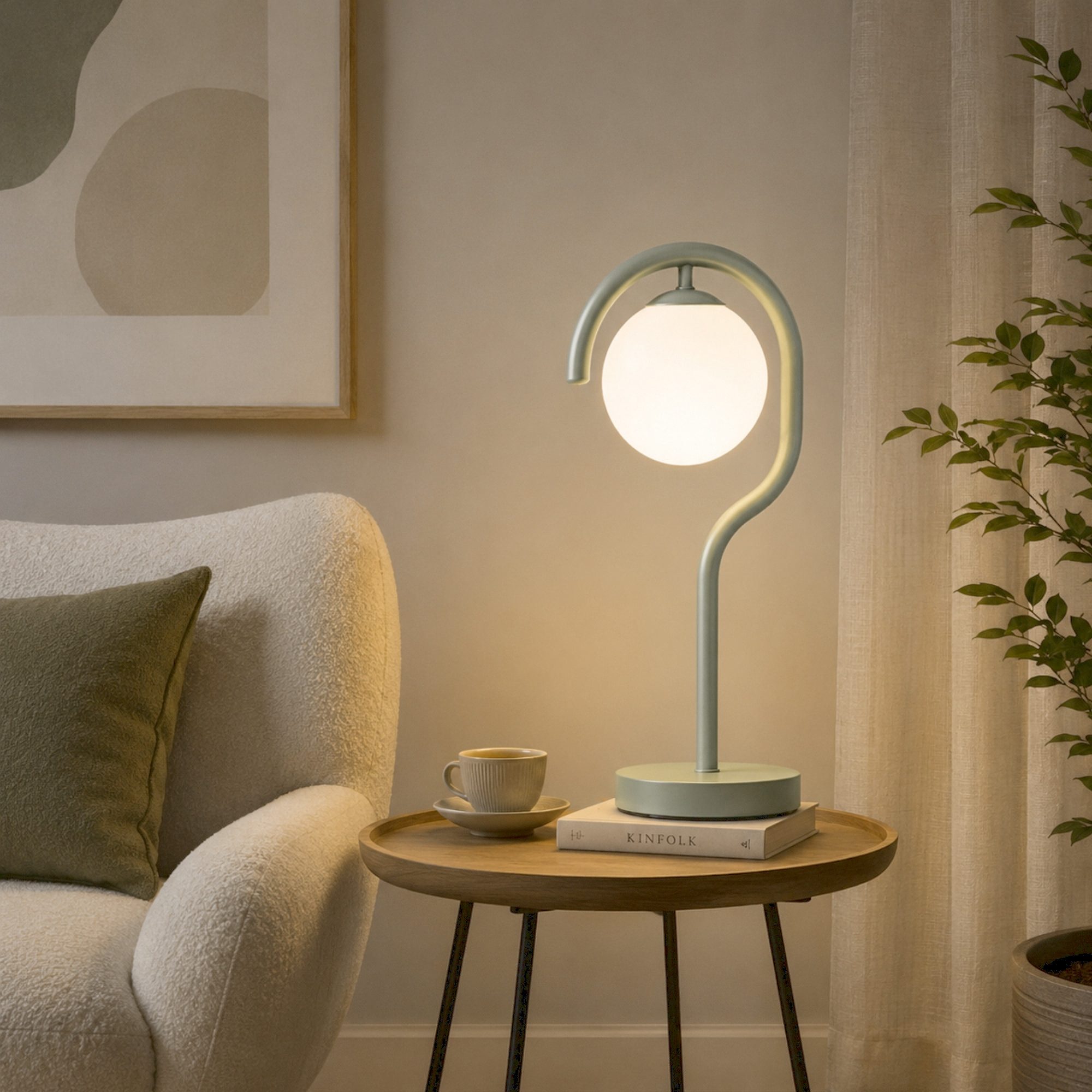 Opviq Nachttischlampe, ohne Leuchtmittel, Tischleuchte, E27, ohne Leuchtmittel, IP20