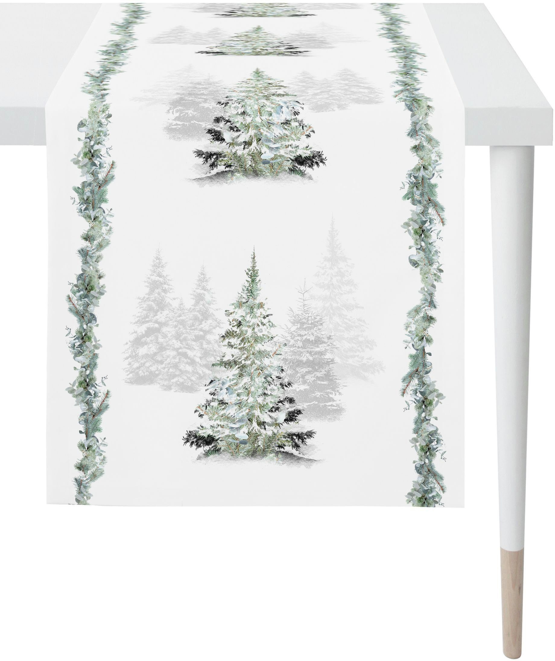 APELT Tischläufer 3602 Winterwelt, Weihnachtsdeko, Weihnachten (1-tlg), Digitaldruck