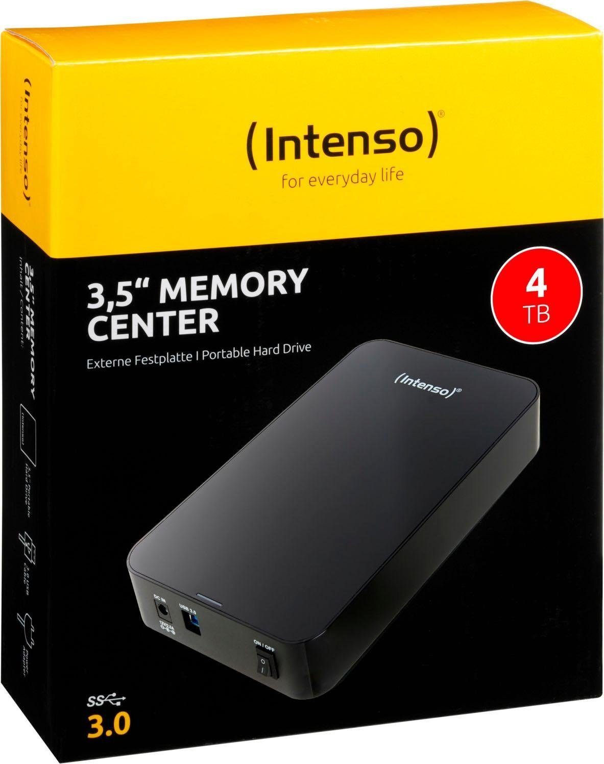 75 MB/S TB) Intenso Center (4 85 3,5" HDD-Festplatte MB/S Memory Schreibgeschwindigkeit Lesegeschwindigkeit,
