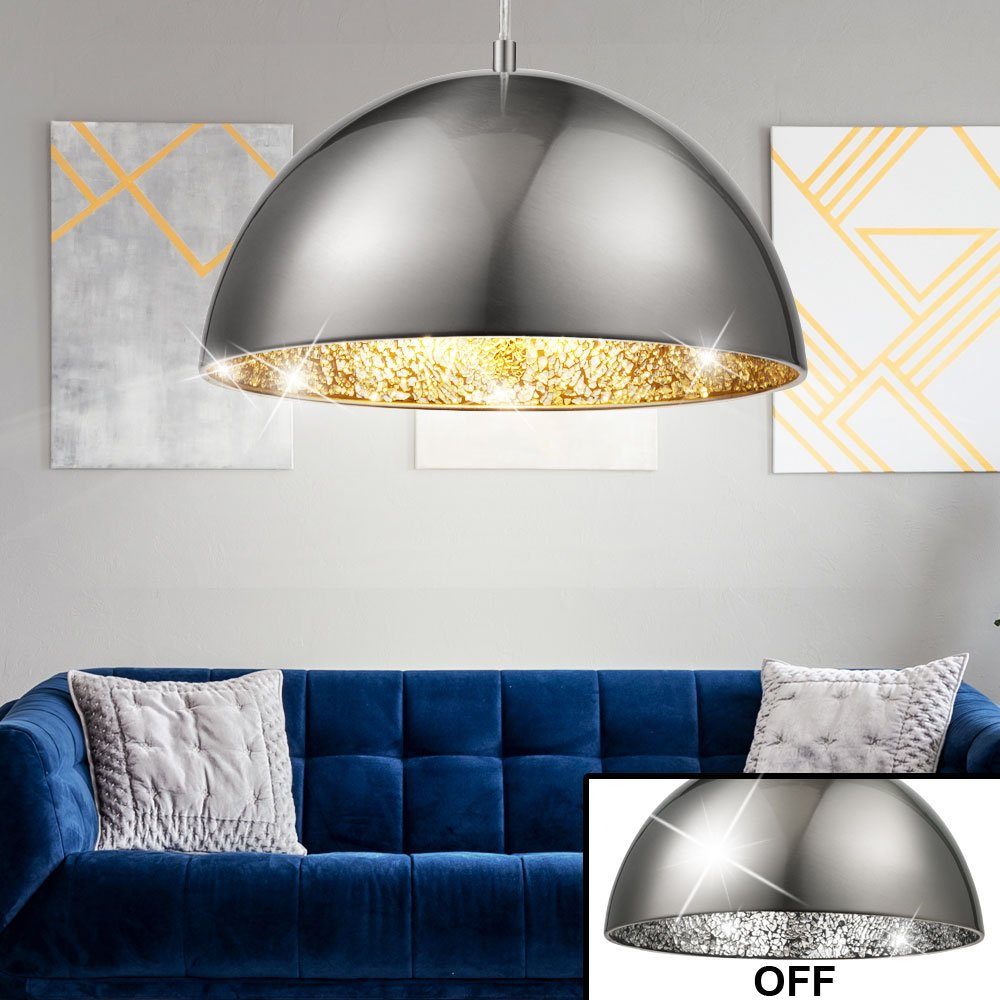 Lampe Pendel Decken Pendelleuchte, Watt Beleuchtung Leuchtmittel Farbwechsel, inklusive, Warmweiß, etc-shop LED Farbwechsel 7 RGB LED