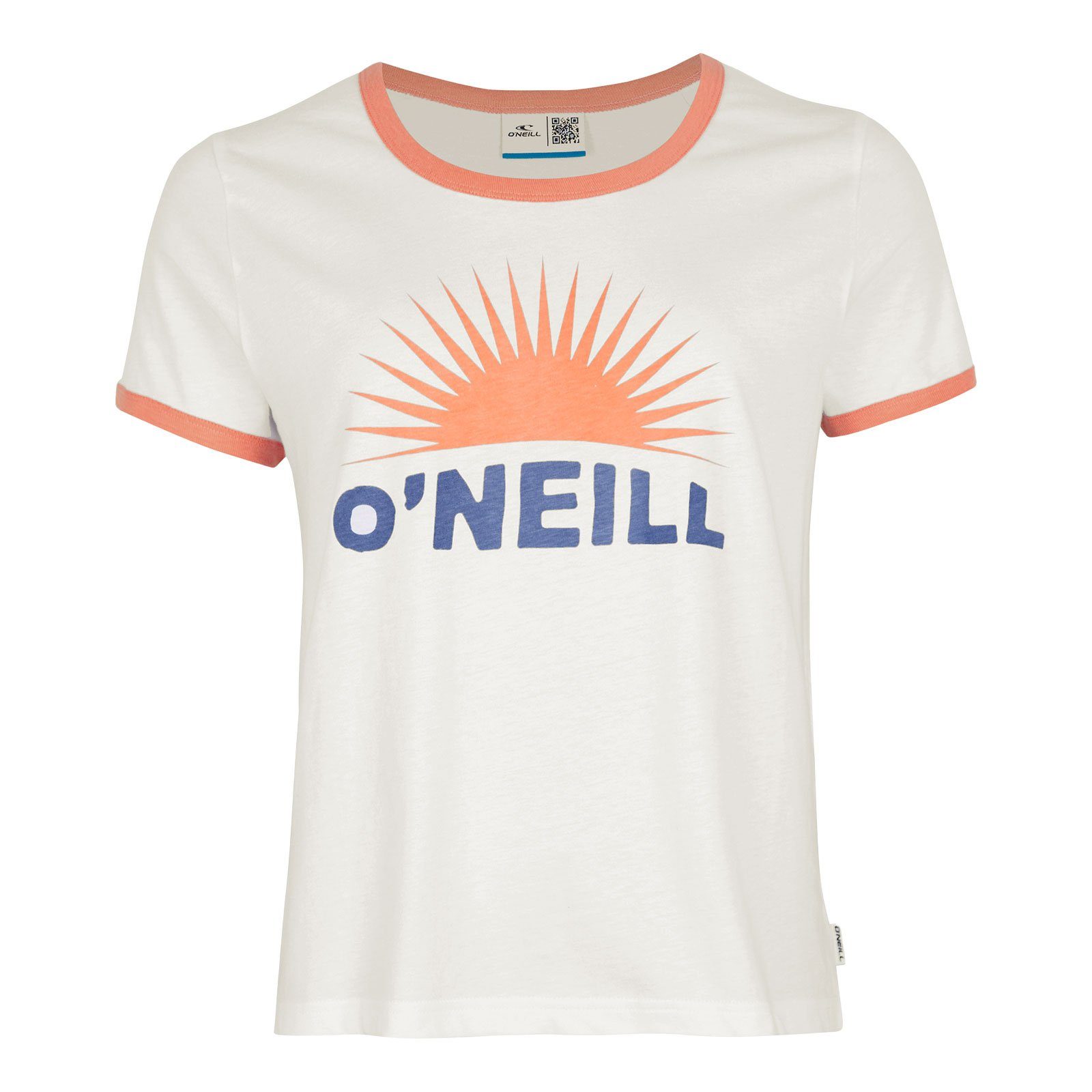 O'Neill T-Shirt Marri Ringer mit Kultprint auf Wasserbasis