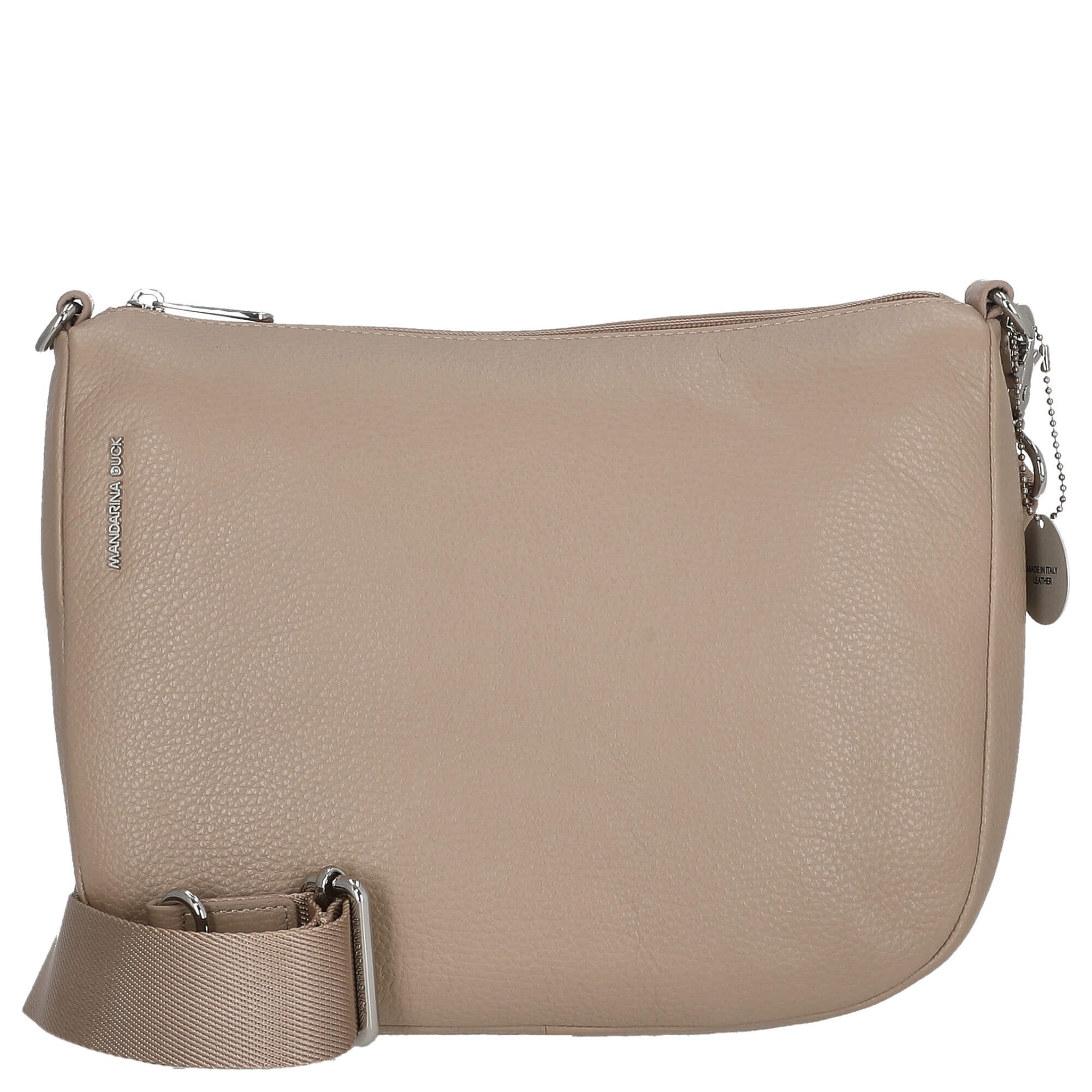 Mandarina Duck Umhängetasche Mellow Leather Hobo - Umhängetasche 28.5 cm (warm taupe)