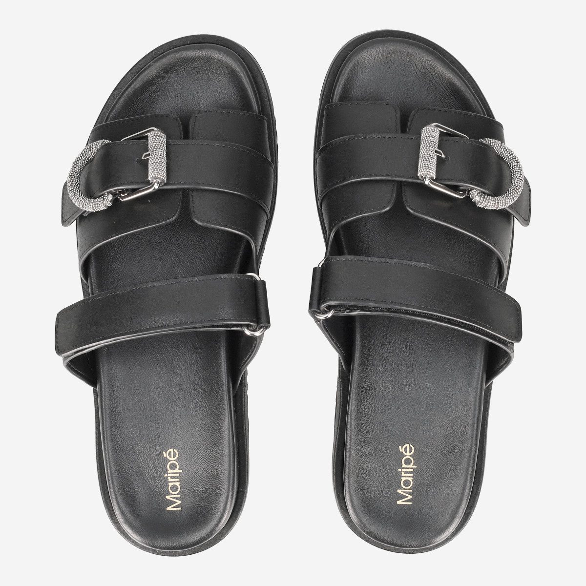 Maripé Maripé ERACLE V.1 NERO, Sandaletten, Schwarz, Damen Sandalette