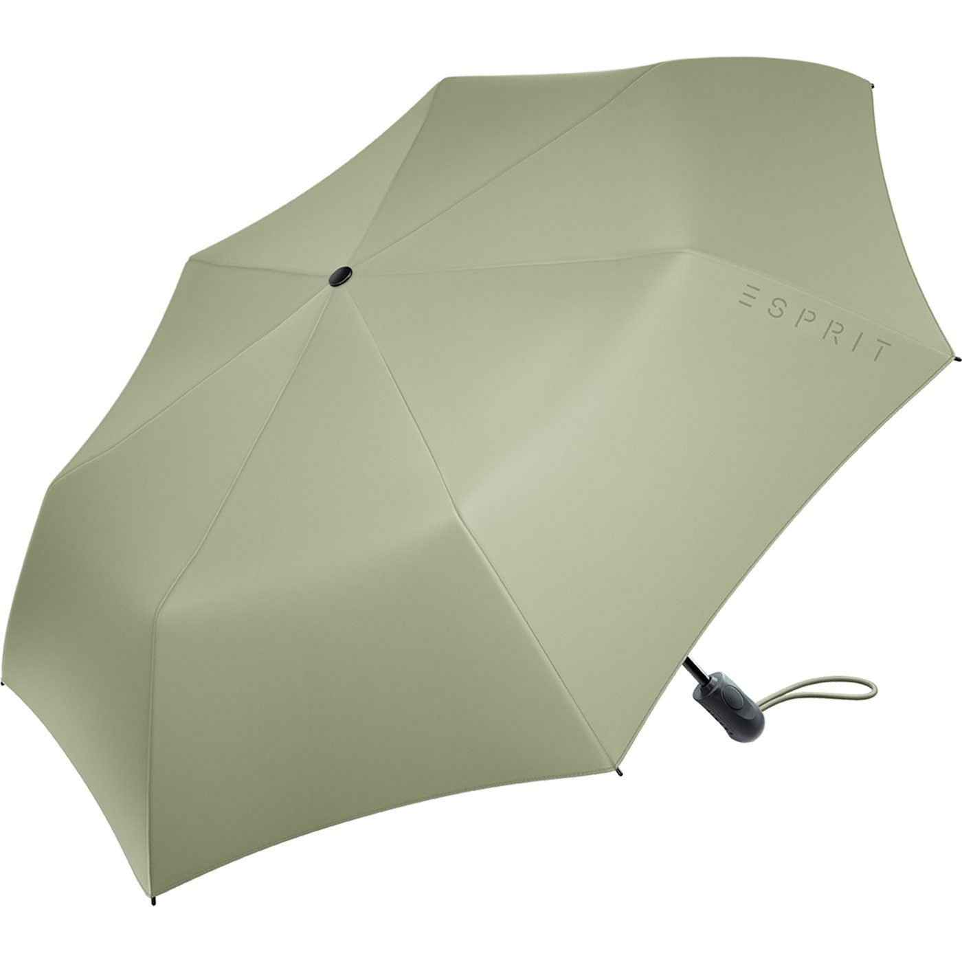 Esprit praktisch, in Trendfarben 2022, neuen Light FJ olive Automatik Taschenregenschirm stabil Easymatic Damen und den Auf-Zu